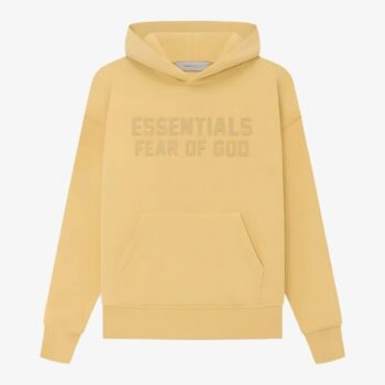 Essentials Fw22 Kids Fullzip Hoodie Canary