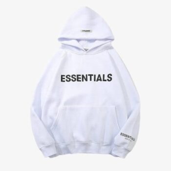 Fear Of God essentials x oversized hoodie –White