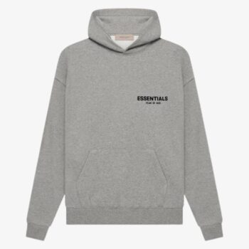 Fear Of God Essentials Pullover Hoodie Gray