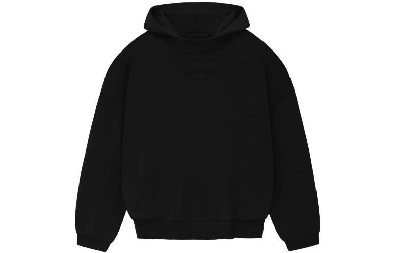 black essentials hoodie