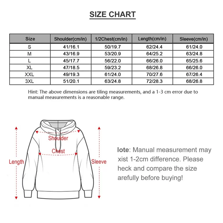 essentials hoodies sizing guide